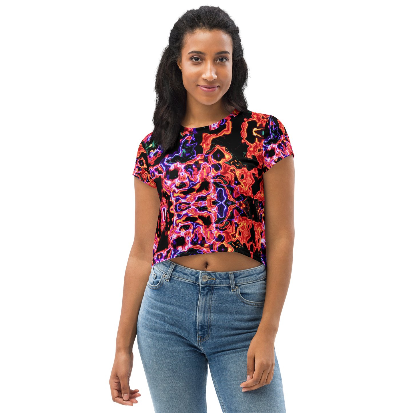 Crop Tee (Lava lamp)