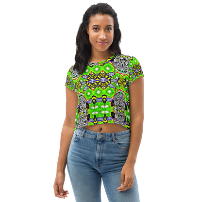Crop Tee (Zebra)