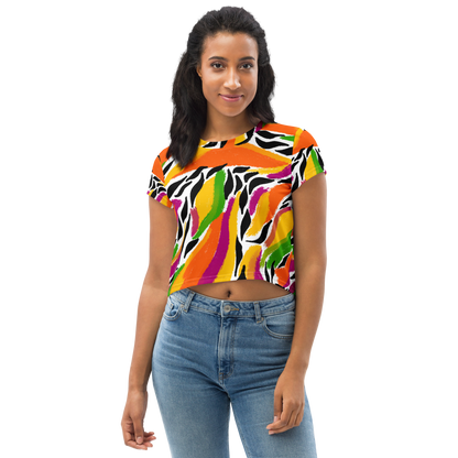 Crop Tee (Mango Mosaic)