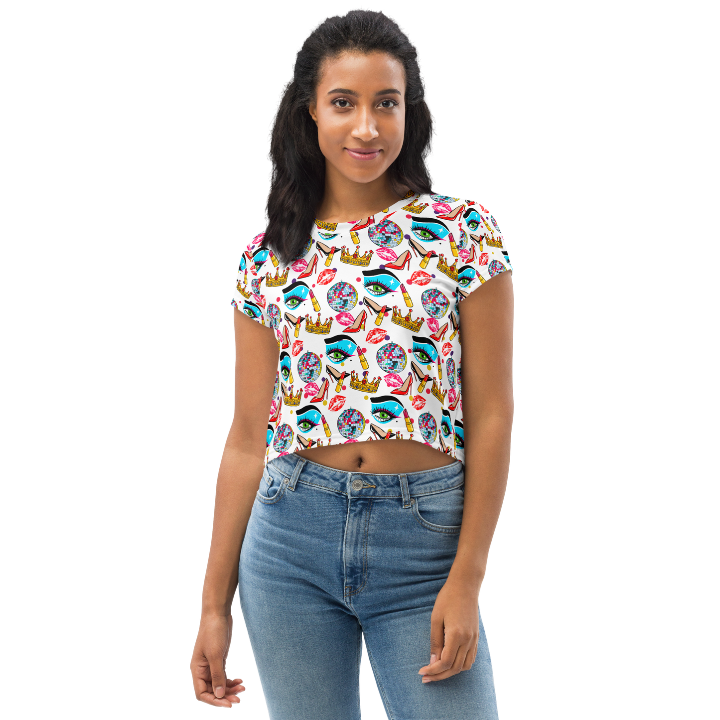 Crop Tee (Drag|Polka Dots)