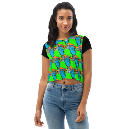 Crop Tee (Funky Chicken)