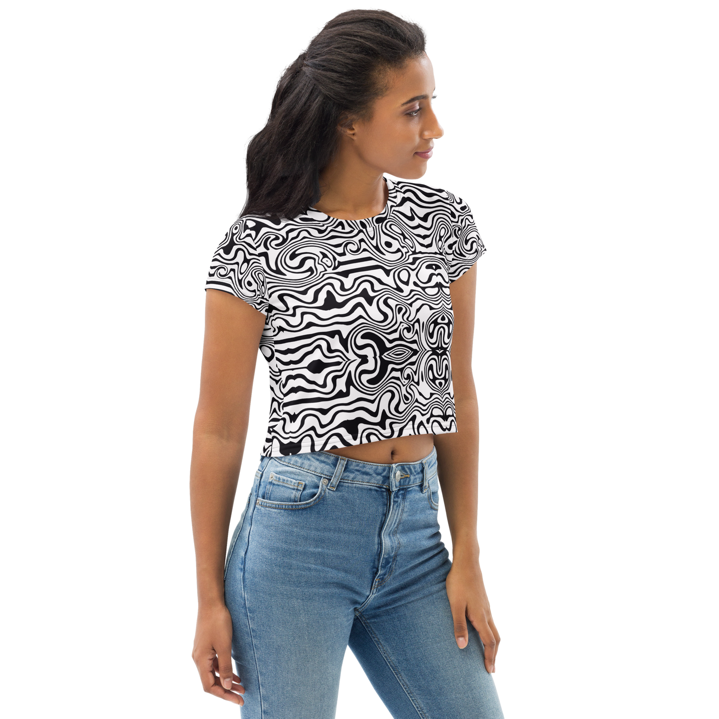 Crop Tee (Noir Noodle)