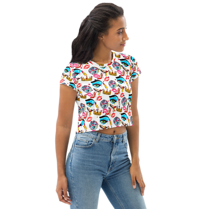 Crop Tee (Drag|Polka Dots)