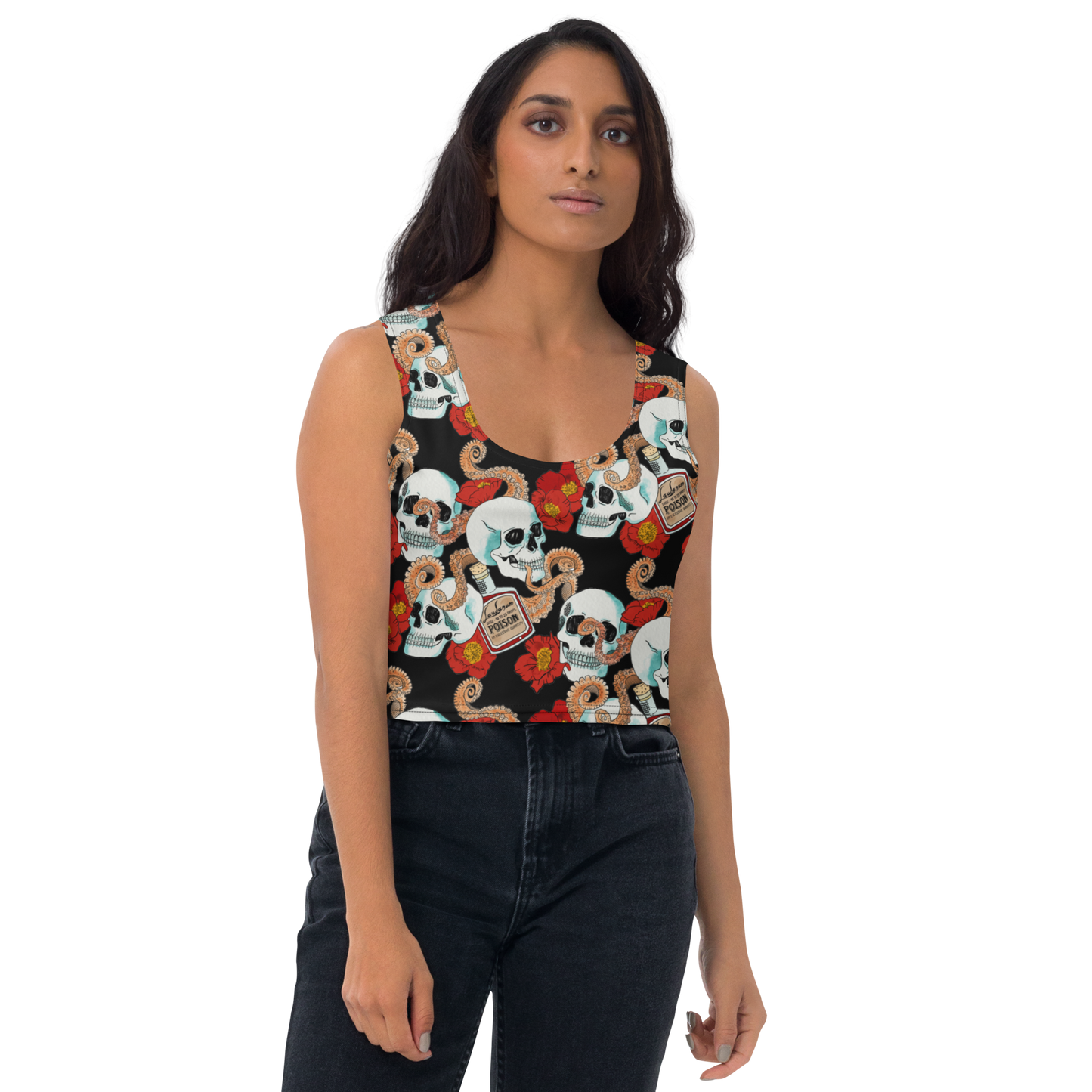 Crop Top (Poppies)