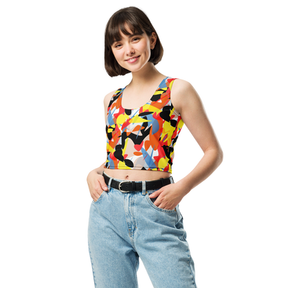 Crop Top (Abstract Ovals)