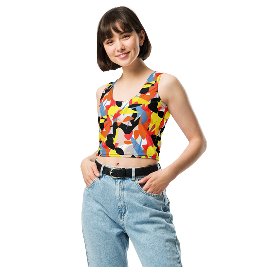 Crop Top (Abstract Ovals)