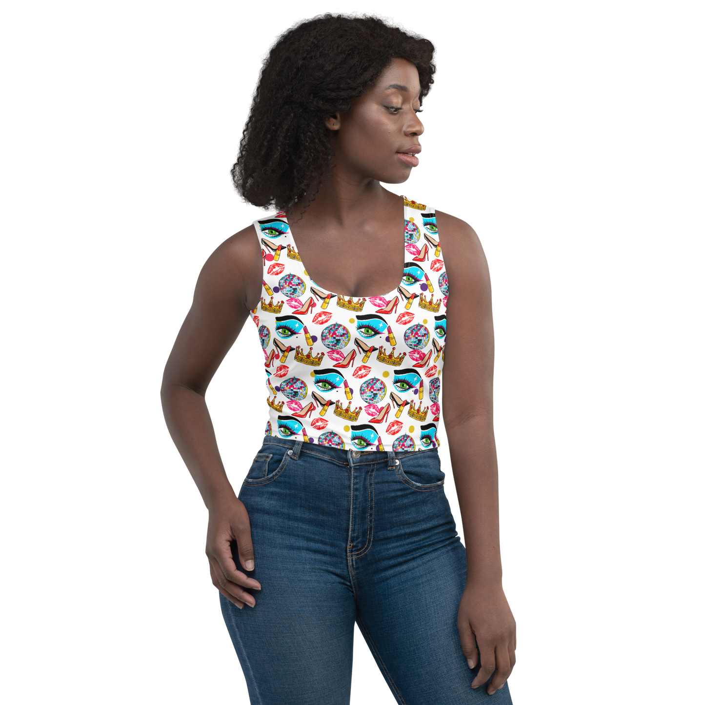 Crop Top (Drag|Polka Dots)