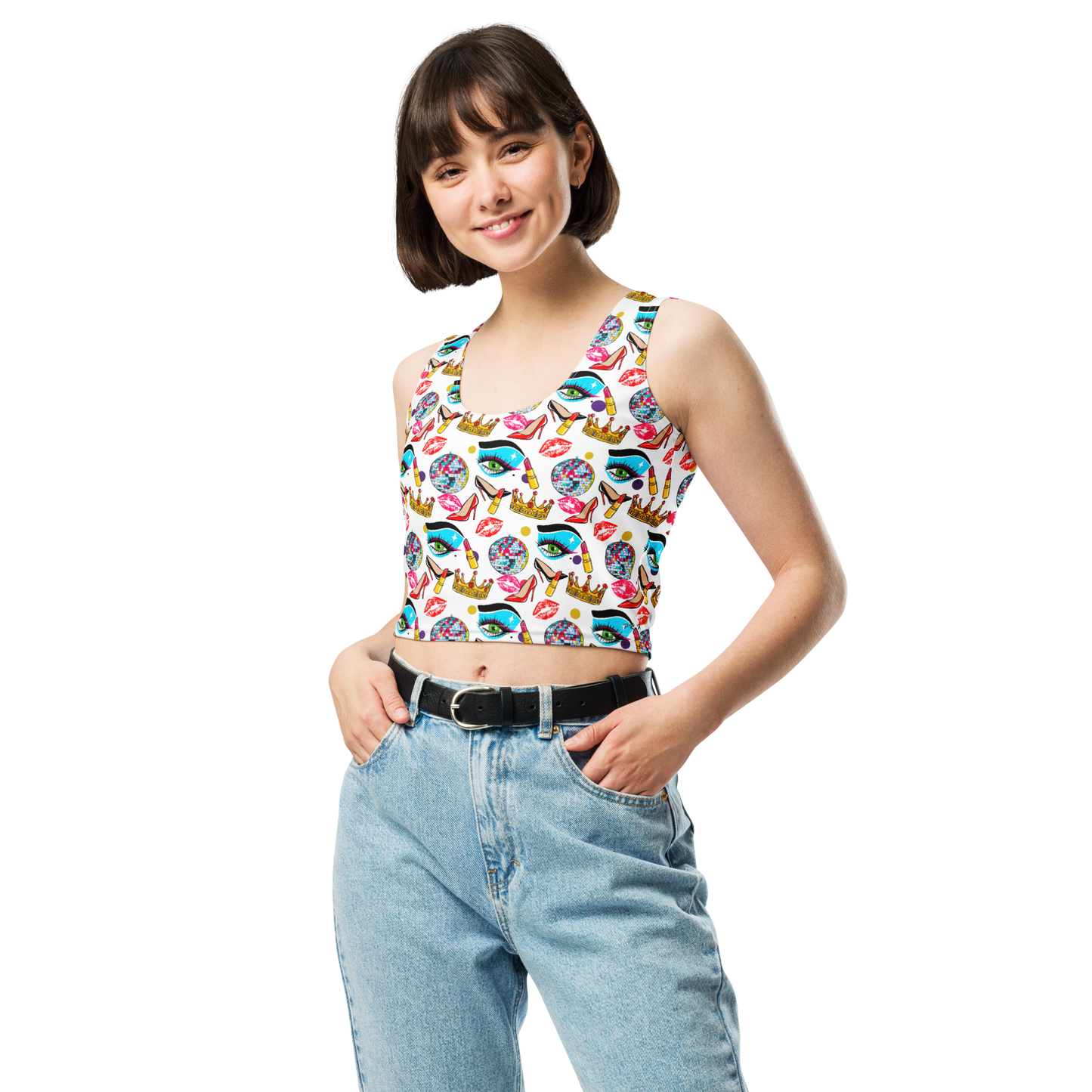 Crop Top (Drag|Polka Dots)