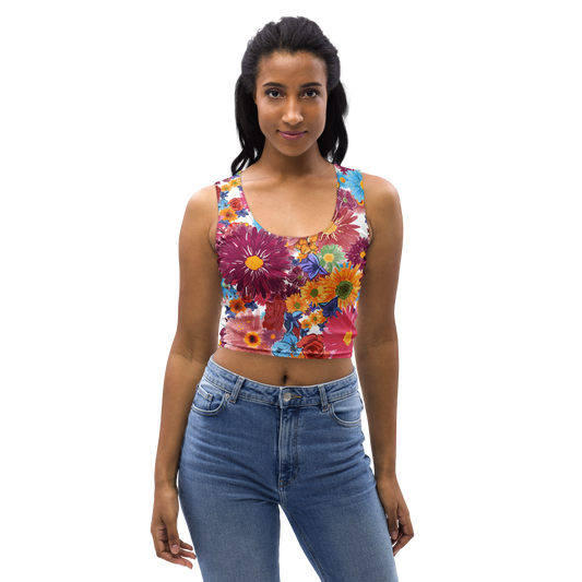 Crop Top (Watercolor Flowers)