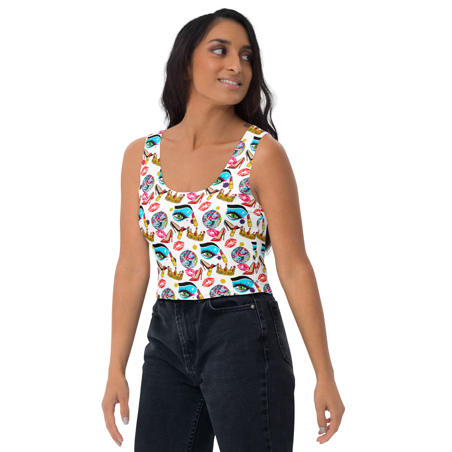 Crop Top (Drag|Polka Dots)