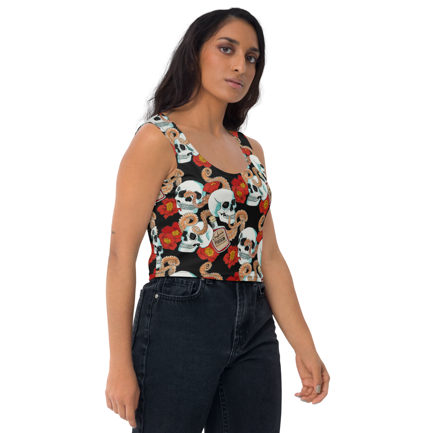 Crop Top (Poppies)