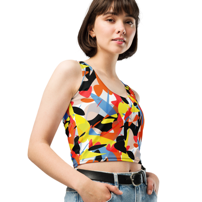 Crop Top (Abstract Ovals)