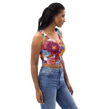 Crop Top (Watercolor Flowers)