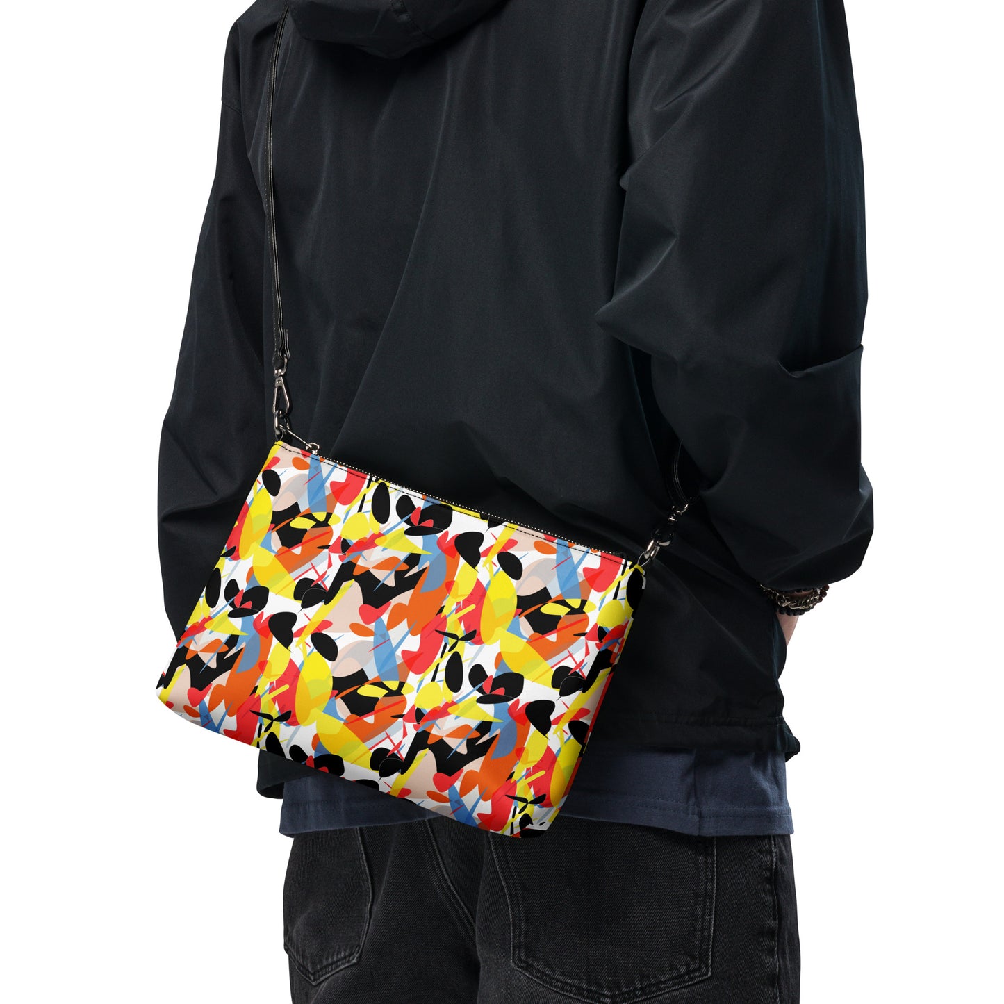 Crossbody bag (Abstract Ovals)