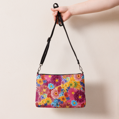 Crossbody bag (Watercolor Flowers)