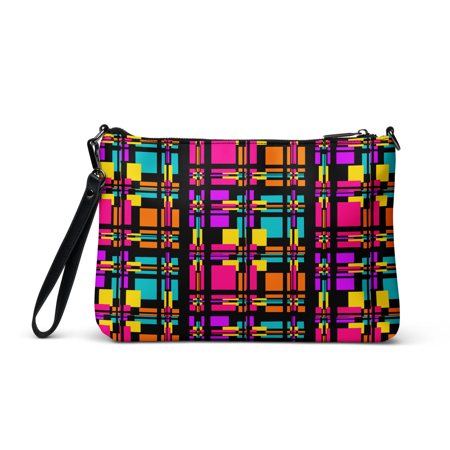 Crossbody bag (Rainbow Plaid)