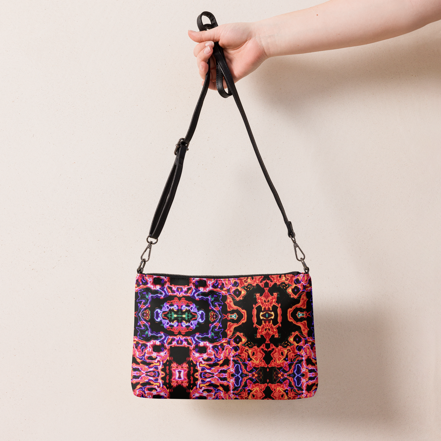 Double-sided Crossbody bag (Lava lamp)