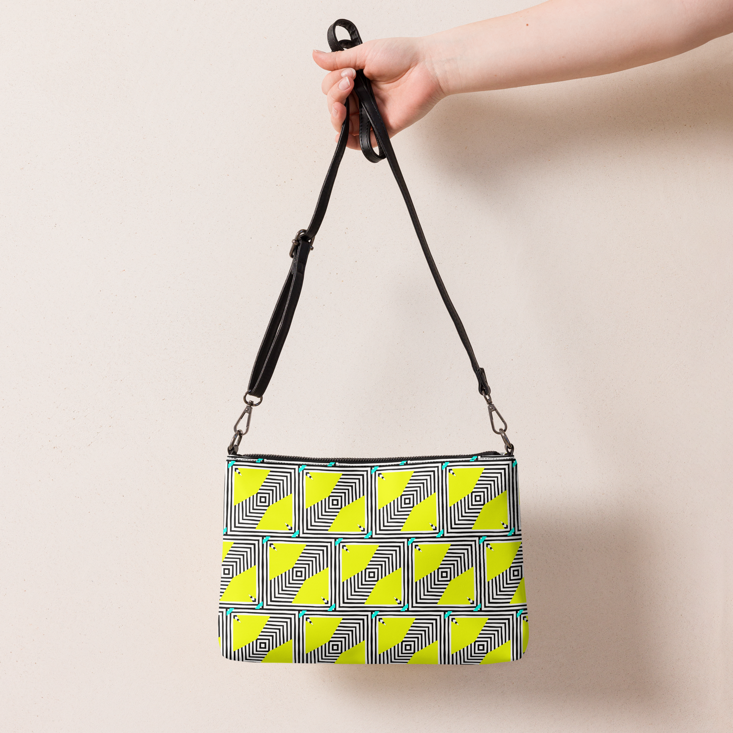 Double-sided Crossbody bag (Retro Yellow)