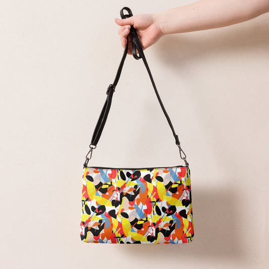 Crossbody bag (Abstract Ovals)