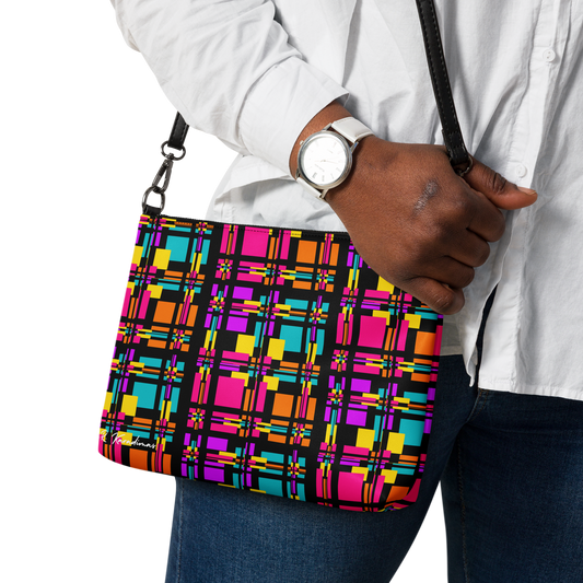 Crossbody bag (Rainbow Plaid)