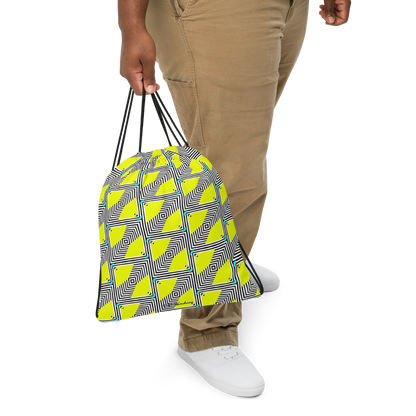 Drawstring bag (Retro Yellow)