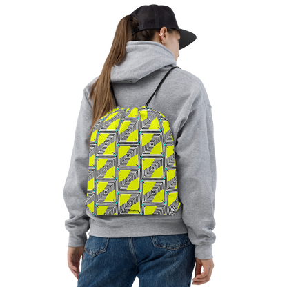 Drawstring bag (Retro Yellow)