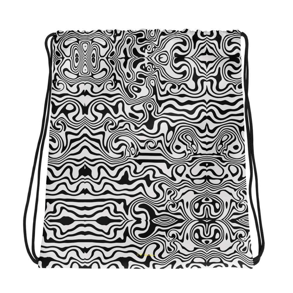 Drawstring bag (Noir Noodle)