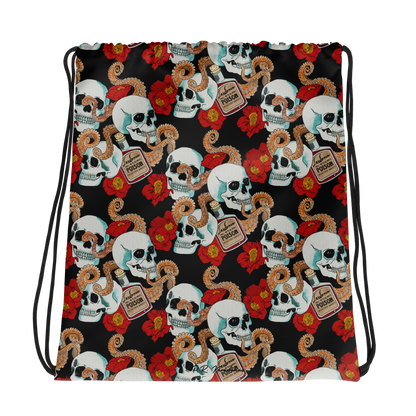 Drawstring bag (Poppies)