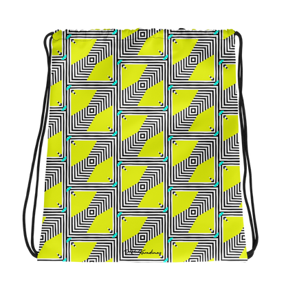 Drawstring bag (Retro Yellow)