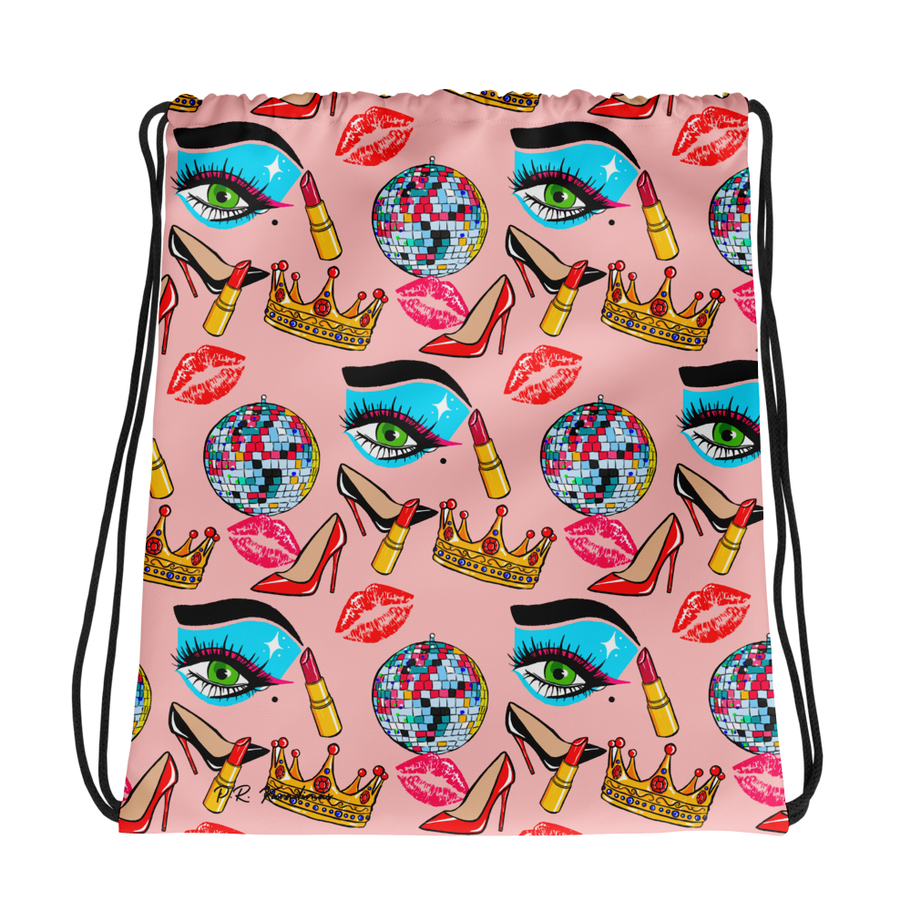 Drawstring bag (Drag|Pink)