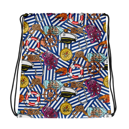 Drawstring bag (Nautical|Stripes)