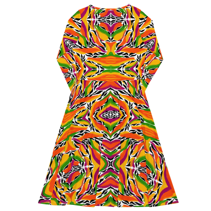 Long sleeve midi dress (Mango Mosaic)