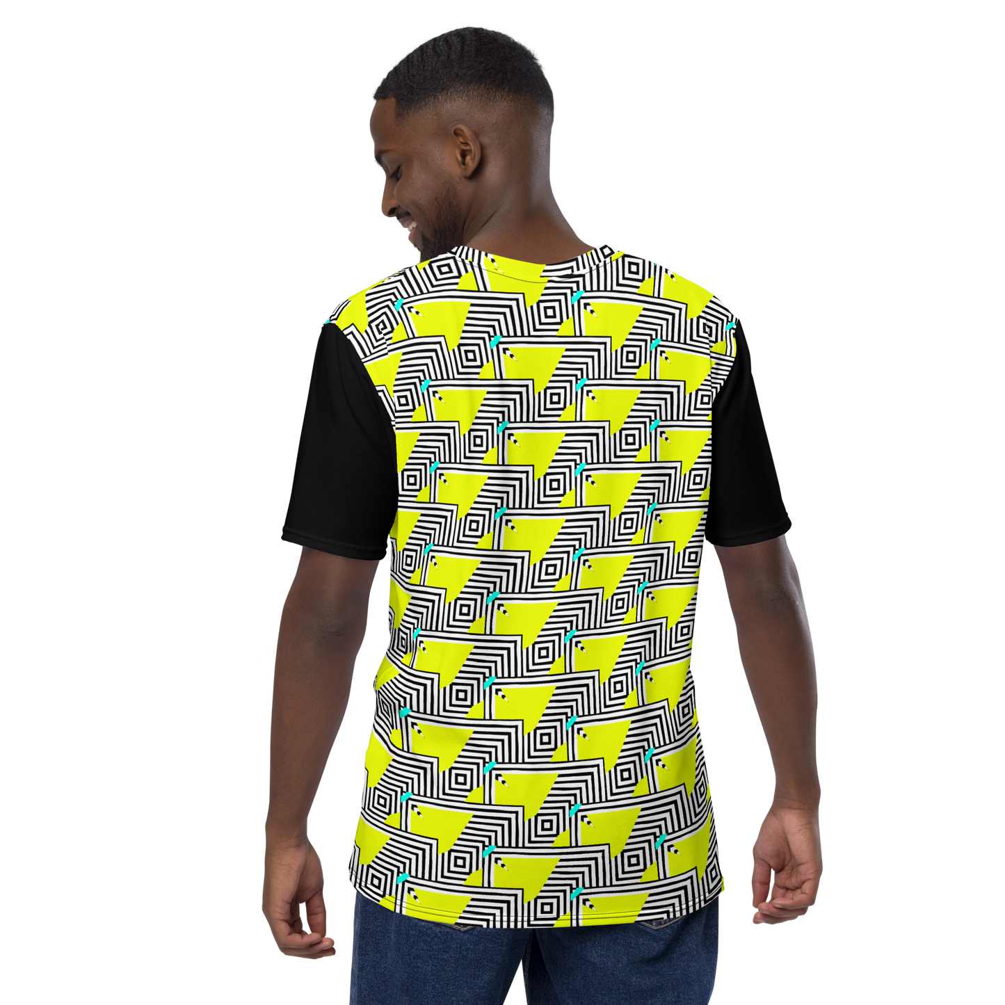 Men's t-shirt (Retro Yellow)