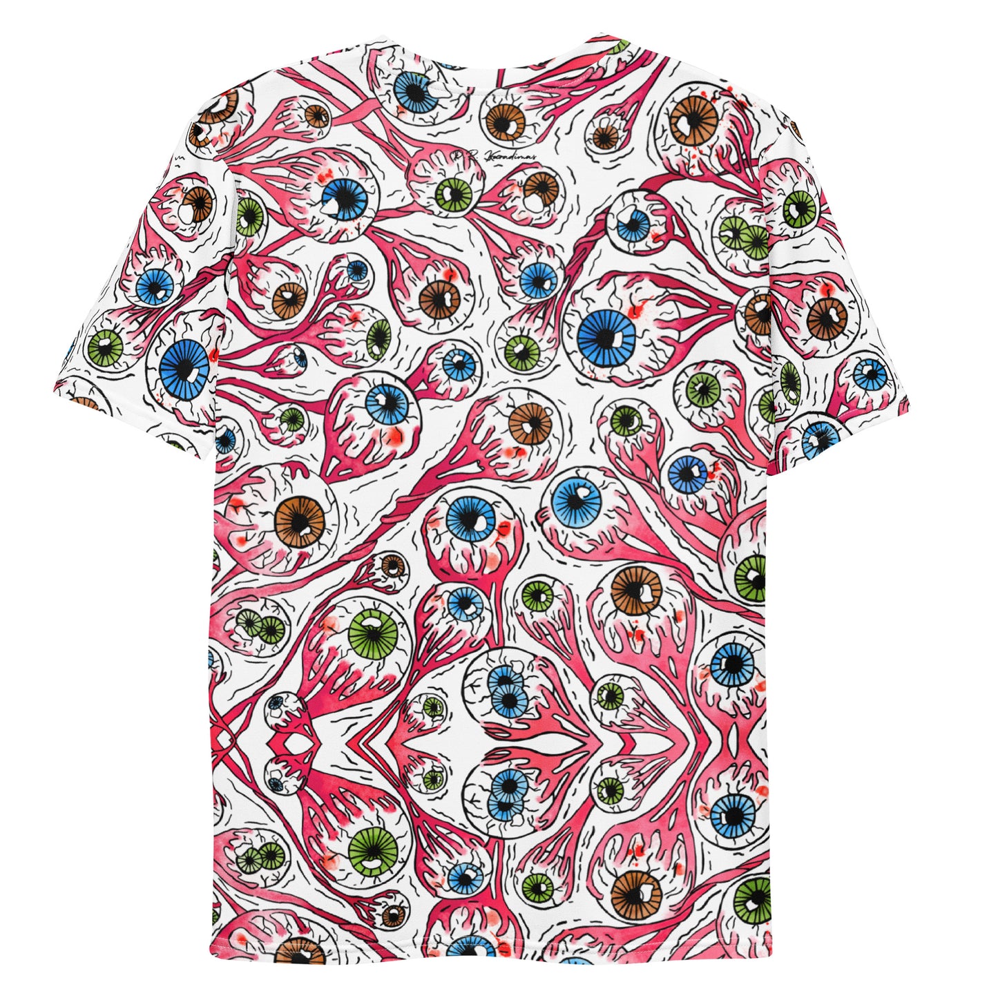 Men's t-shirt (Eyeballs|White)