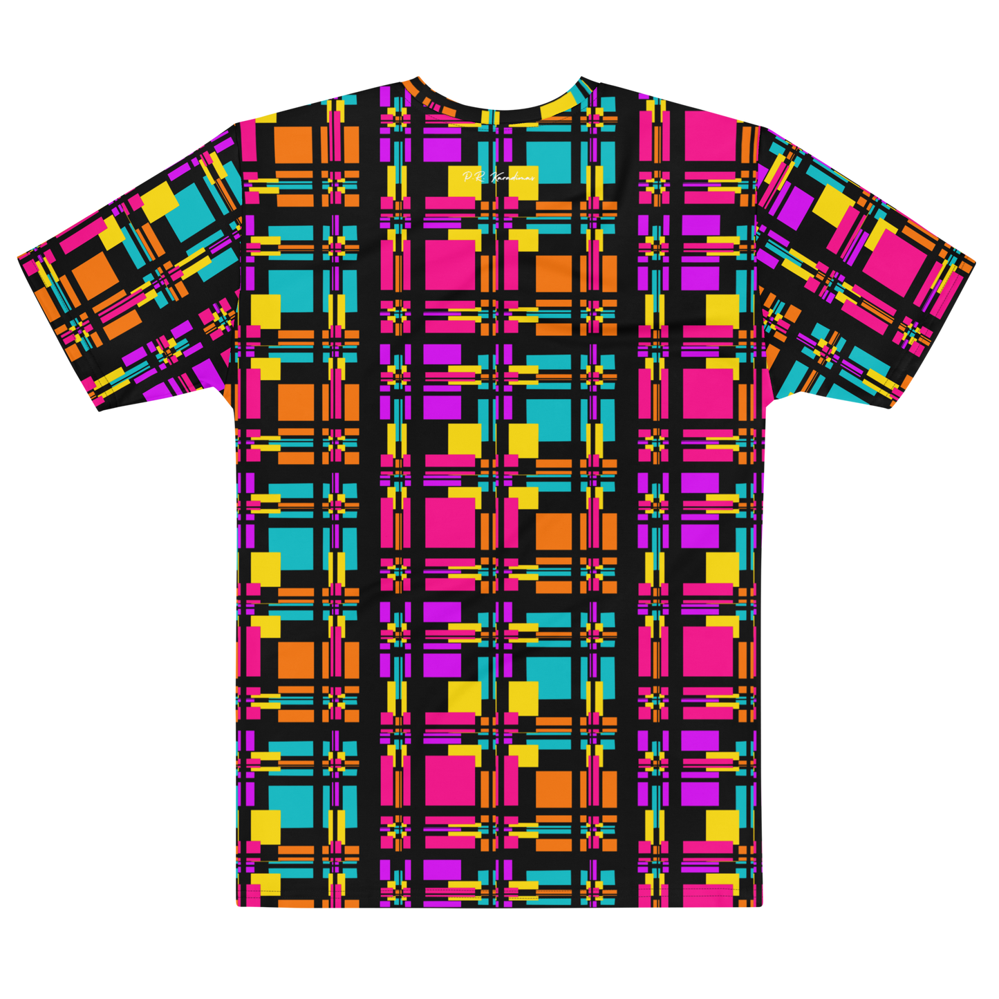 Men's t-shirt (Rainbow Plaid)