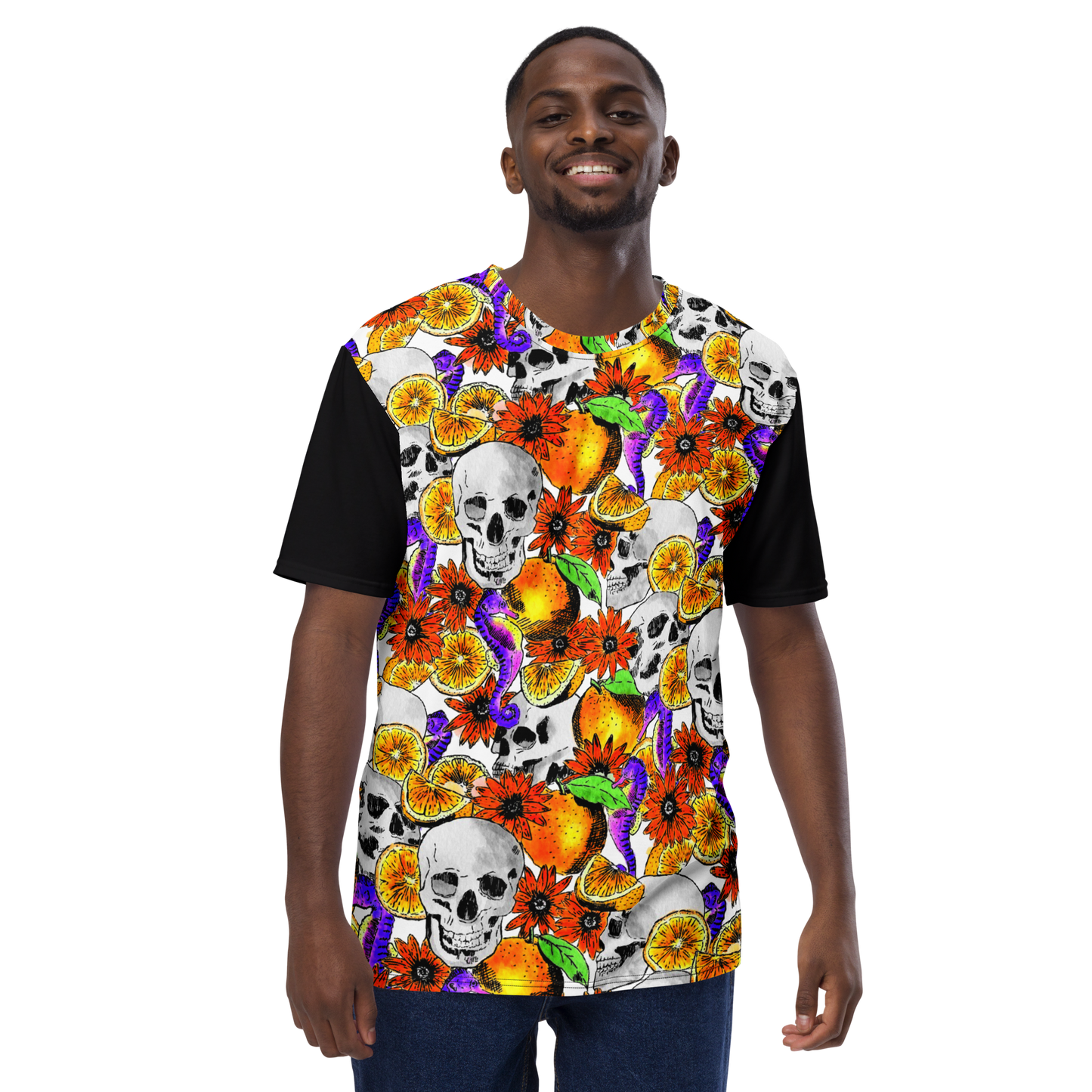 Men's t-shirt (Skulls & Oranges)