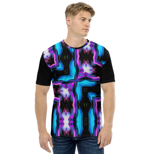 Men's t-shirt (Neon Purple & Blue)