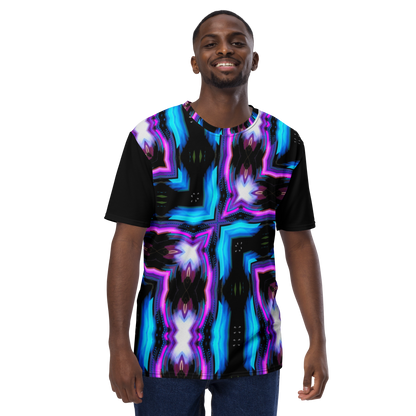 Men's t-shirt (Neon Purple & Blue)