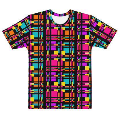 Men's t-shirt (Rainbow Plaid)