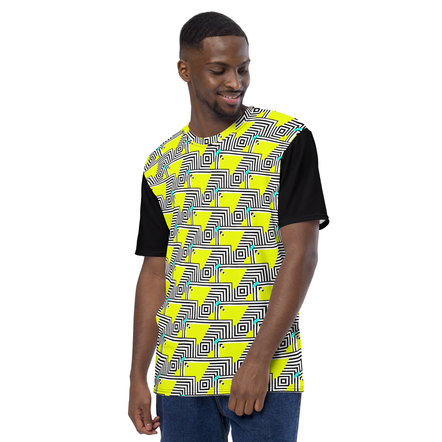 Men's t-shirt (Retro Yellow)