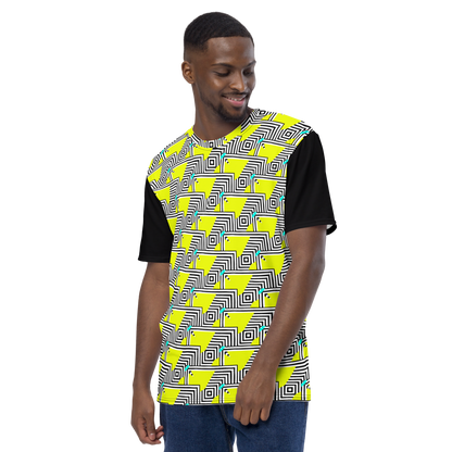 Men's t-shirt (Retro Yellow)