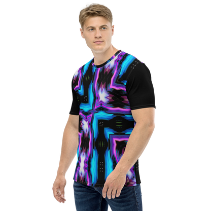 Men's t-shirt (Neon Purple & Blue)