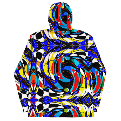 Unisex windbreaker (Blue Swirls)