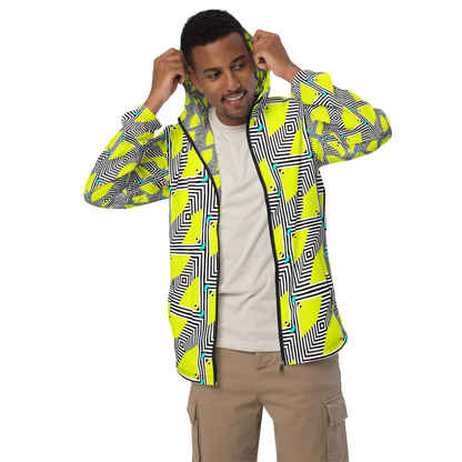 Unisex windbreaker (Retro Yellow)