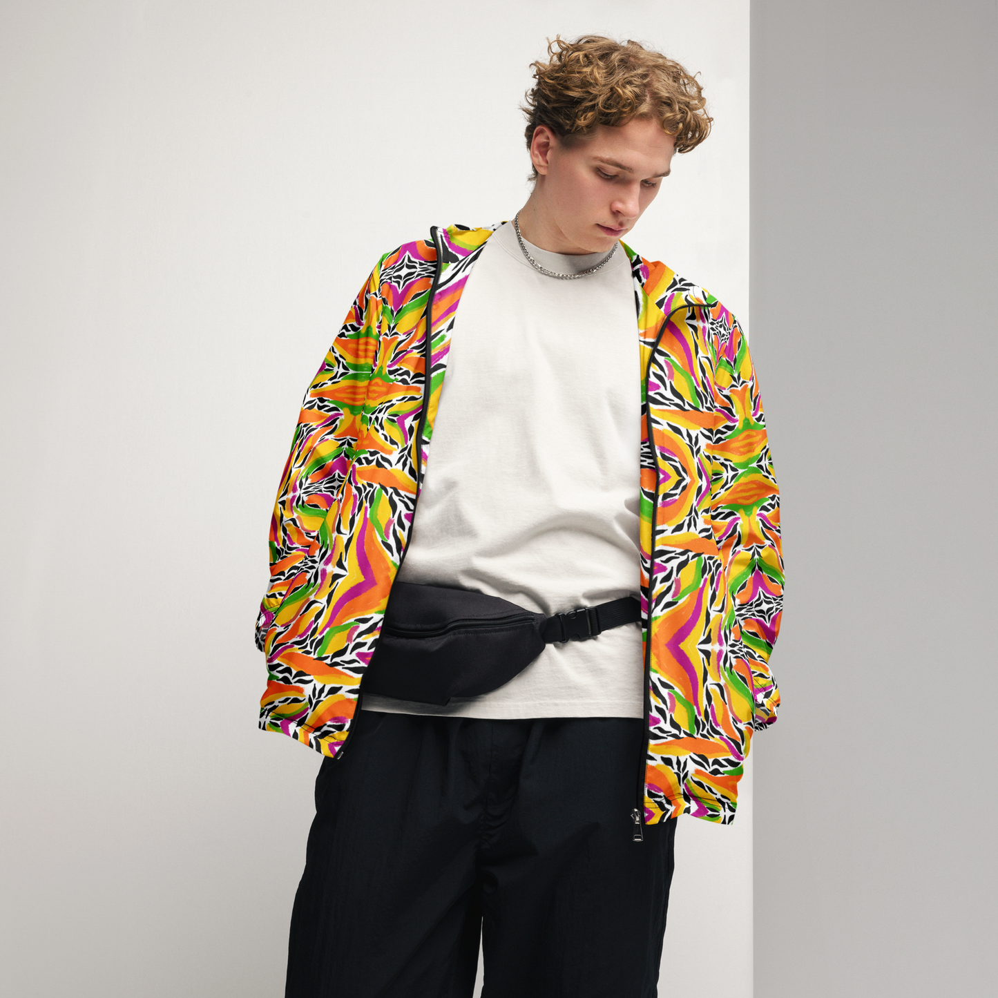 Unisex windbreaker (Mango Mosaic)