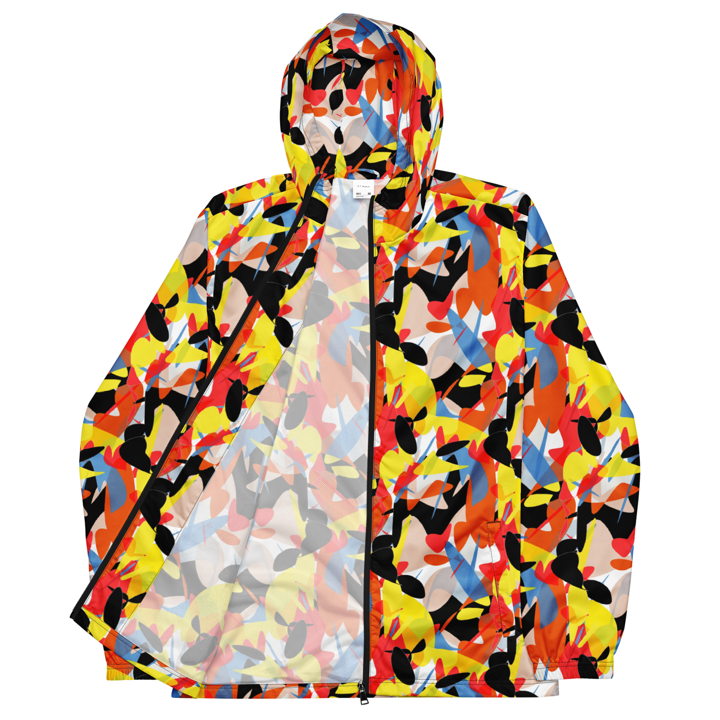 Unisex windbreaker (Abstract Ovals)