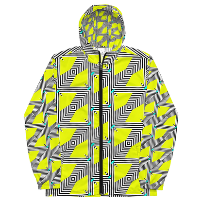 Unisex windbreaker (Retro Yellow)