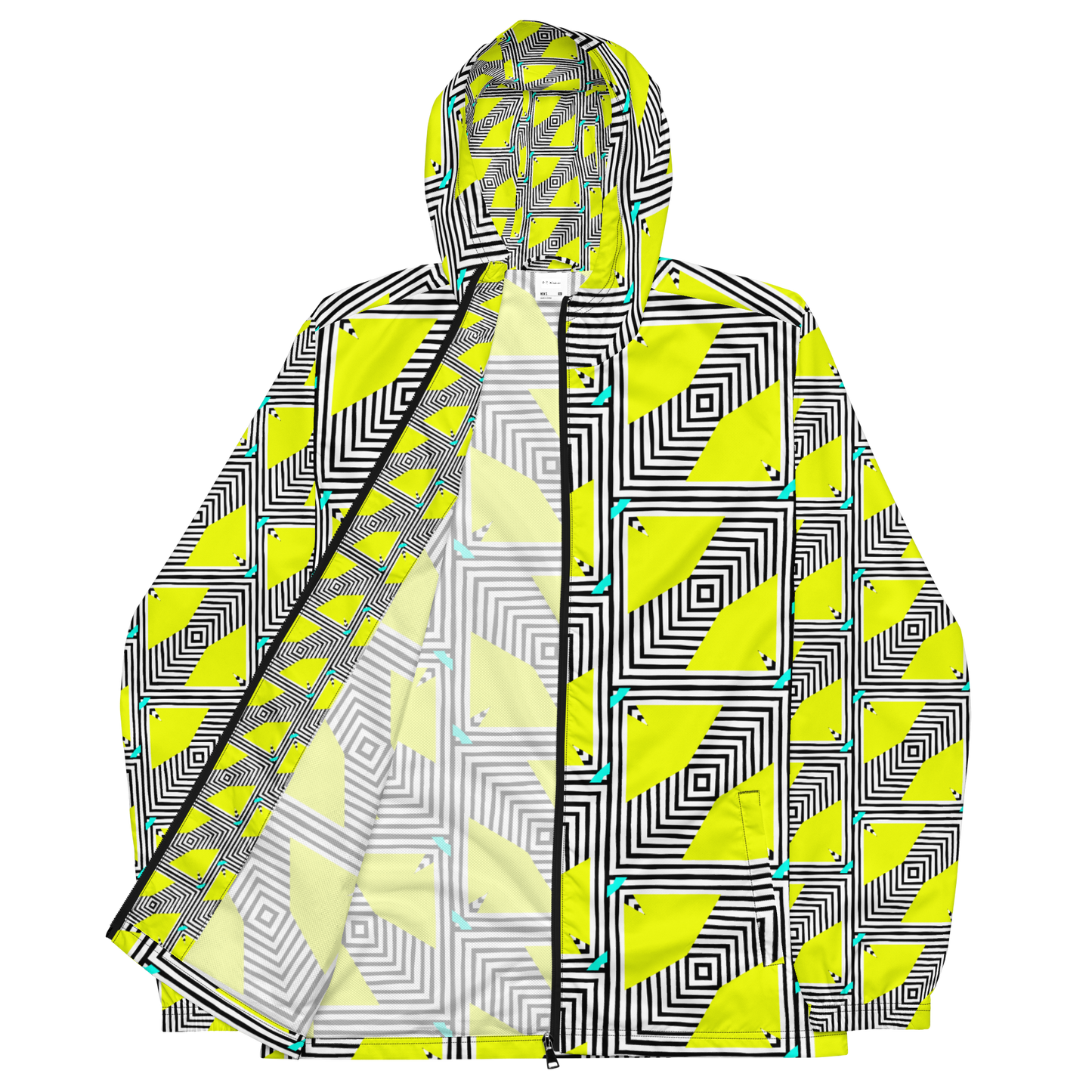 Unisex windbreaker (Retro Yellow)