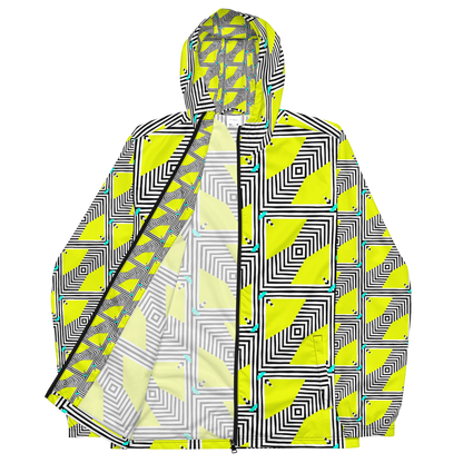 Unisex windbreaker (Retro Yellow)