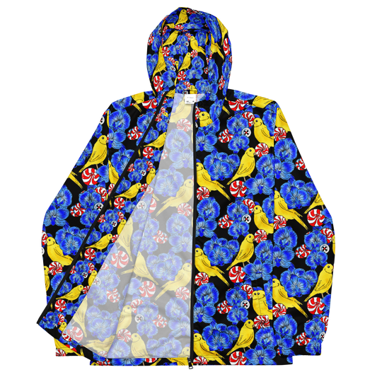 Unisex windbreaker (Canaries & Orchids)